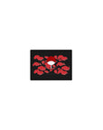 Classic Uchiha fan mouse pad 14x10 featuring red clouds and clan symbol for compact fan setups