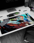 Large 40x20 inches desk pad with Sukuna’s chilling power, featuring his glowing eyes and sinister grin, perfect for any Jujutsu Kaisen fan.