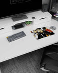 14x10 inches classic anime mouse pad featuring the center ace in a black jersey
