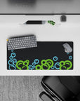 Compact 28x12 desk mat highlights vibrant tones and playful contrast for immersive creative vibes