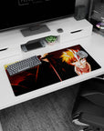 Mystical intensity design on 32x16 mouse pad brings Hollow Ichigo's bold aesthetic to life vividly