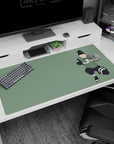 Shikamaru Nara mid-hand sign on anime desk pad 40x20 inches, calm but deadly pose on your desk.