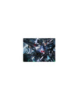 14x10 inches classic anime mouse pad with Strike Gundam in a starry space battle, crisp mecha details.