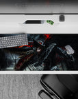36x16 inches desk pad with Guts battling the Beast of Darkness in his Berserker Armor, capturing the destruction and fury of the series for your desk.