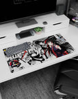 Manga-inspired design on 32x16 mouse pad brings Akame Manga Fusion's bold aesthetic to life vividly