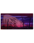Kaworu’s Final Moment Desk Pad 32x16 featuring surreal apocalypse for gaming or workspace energy with anime edge