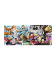Mouse pad featuring Luffy, Zoro, Nami, and the Straw Hat Pirates, 28x12 inches, in Wano attire, capturing the adventure of the Wano Arc.