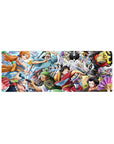 Compact 32x12 inches mouse pad featuring Luffy, Zoro, Nami, and the Straw Hat Pirates in Wano attire, capturing the adventure of the Wano Arc.