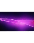 Cosmic Drift Mousepad 40x20 featuring soothing purple waves and translucent pink accents for serene cosmic style