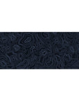 Blue Topographic Contour desk mat 36x16 with contour lines theme for immersive calming decor and inspiration
