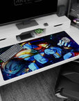 Iconic Joestar design on 40x20 desk mat perfect for celebrating JoJo's legacy and stylish artistry