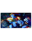 JoJo protagonists desk mat 32x16 featuring Joestar lineage for gaming or workspace energy with flair