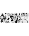 Anime mouse pad 32x12 inches featuring Naruto manga scenes, including Madara, Minato, Jinchūriki, and Reverse Harem Jutsu.