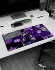 Evolutionary power design on 32x16 desk pad brings Sung Jin-Woo Shadow Evolution's electrifying aesthetic to life vividly