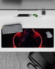 Compact 32x12 inch mouse pad highlighting Sukuna's menacing aura and raw strength for fans