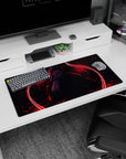 Durable 32x16 inch mouse pad with Sukuna's cursed energy design, bringing bold energy to any desk