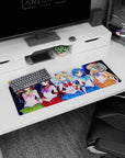 32x12 inches Sailor Moon mouse pad featuring the blonde twin-bun leader holding a wand, calm and ready.