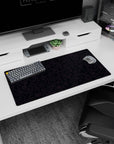 Modern calm design on 32x16 desk mat brings Dark Purple Topographic's sophisticated aesthetic to life vividly