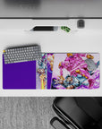 32x12 inches mouse pad with Johnny Joestar and Funny Valentine, capturing the dramatic finale with vibrant colors and intense action from JoJo's Bizarre Adventure.