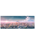 Compact Tokyo Twilight Cityscape Deskmat 32x12 with urban theme for stylish and sleek desk decor