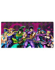 JoJo protagonists desk mat 32x16 featuring Joestar lineage for gaming or workspace energy with flair