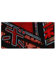 Neon Kanji Streets desk mat 32x16 featuring glowing streets for gaming or workspace energy with bold flair