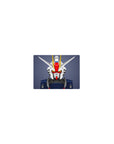 Classic anime mouse pad 14x10 inches with RX-78 style mecha close-up, premium print for gamers.