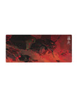 Streamlined Unit-01 Berserk Awakening Desk Pad 28x12 featuring fiery awakening for bold workspace energy