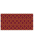 Vintage Geometric Desk Mat 32x16 featuring warm tones for gaming or workspace energy with retro flair