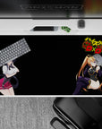 High School DxD anime desk pad 40x20 inches featuring Akeno and Irina with vivid colors and complementary poses.