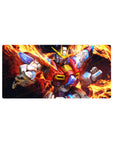 32x16 inches anime mouse pad with Wing Gundam Zero design, sharp panel lines and decals for collectors.