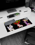 Rias Gremory anime mouse pad, 28x12 inches, from High School DxD, features bold colors and waifu energy for fans.