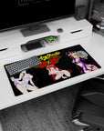 Rias Gremory anime mouse pad, High School DxD, 32x16 inches, vibrant colors, perfect for fans seeking bold waifu energy.