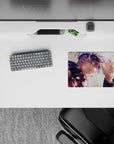 Small-sized 14x10 inch mousepad showcasing Gojo's unstoppable power for anime lovers