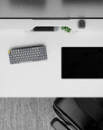 14x10 inches mouse pad featuring hexagonal black grid design, with 3D hexagons for a clean, modern, and powerful aesthetic.