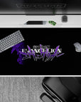 40x20 inches mouse pad with Neon Genesis Evangelion design, blending Unit-01’s piercing gaze and bold logo for a dark, high-impact anime aesthetic.