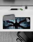 28x12 inches mouse pad with Kaneki design, blending his Kagune and glowing red eye for an intense, bold anime atmosphere.
