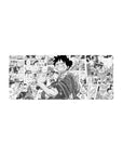 Streamlined One Piece mouse pad 28x12 featuring Luffy and panels for bold workspace flair