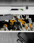 Striking 36x16 mouse pad highlights Ichigo’s transformations, fiery streaks, and stark contrasts in stunning artistic detail
