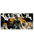 Ichigo Forms Anime Mouse Pad 32x16 featuring fiery streaks for gaming or workspace energy with anime edge