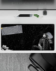 32x16 inches mouse pad with Guts beneath a starlit sky, capturing the peaceful moment before the storm, perfect for adding reflective calm to your workspace.