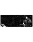 Compact 32x12 inches mouse pad featuring Guts beneath a brilliant starlit sky, perfect for adding a peaceful, introspective touch to smaller desks.