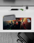 28x12 inches mouse pad with Ainz Ooal Gown and his elite warriors from Overlord, exuding strength and dynamic, bold energy.