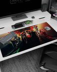 Large 40x20 inches desk pad featuring Ainz Ooal Gown and his elite warriors from Overlord, bringing strength and bold energy to your desk.