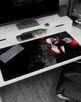 Tokyo Ghoul-inspired design on 40x20 desk pad perfect for adding edgy, anime-driven energy and emotional depth to your setup or decor