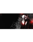 Ken Kaneki Ghoul Mask Desk Pad 36x16 with ghoul theme for immersive focus and fan inspiration