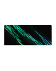 Streamlined Circuit Neon Desk Mat 28x12 featuring glowing lines for bold workspace energy