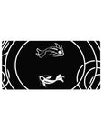 Yin-Yang Koi Harmony desk mat 32x16 featuring balanced koi for gaming or workspace energy with tranquil flair