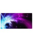 Nebula Flow Desk Mat 32x16 featuring swirling nebula for gaming or workspace energy with celestial flair