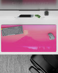 32x16 inches mouse pad with sunset design, blending pinks and oranges to add warmth and elegance to your desk.